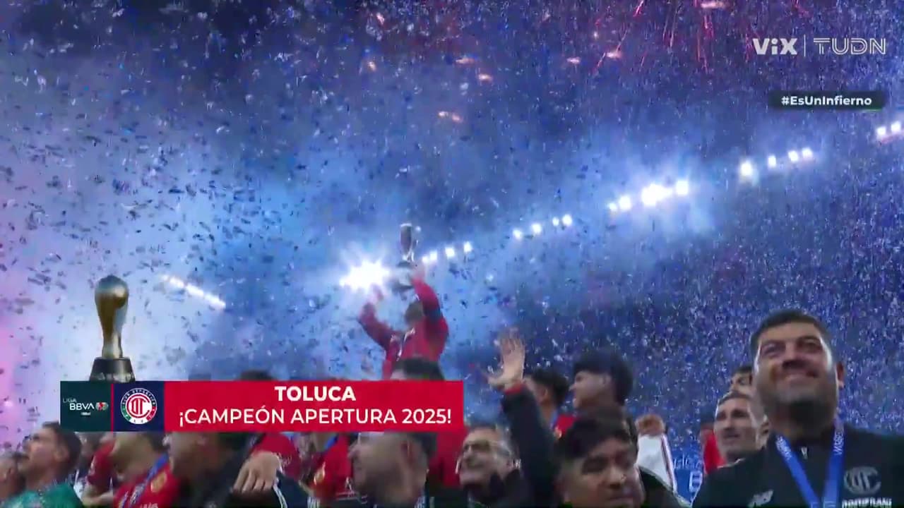 ¡De la mano de Alexis Vega, Toluca levanta el bicampeonato de la Liga MX!