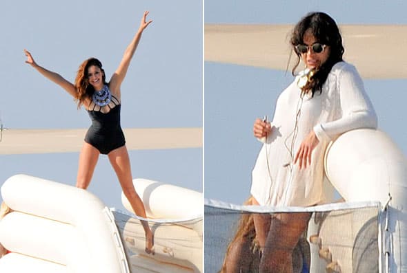 Nina Dobrev y Michelle Rodriguez se fueron de 'party'.