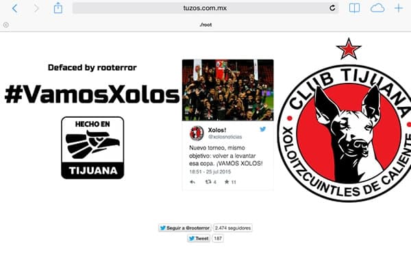 Hackean sitio web de los Tuzos del Pachuca tras victoria sobre Xolos