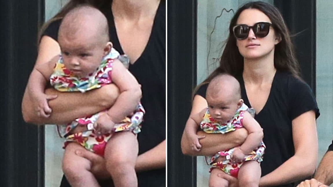 ¡Hermosa! Así luce la pequeña Edie junto a su mami.