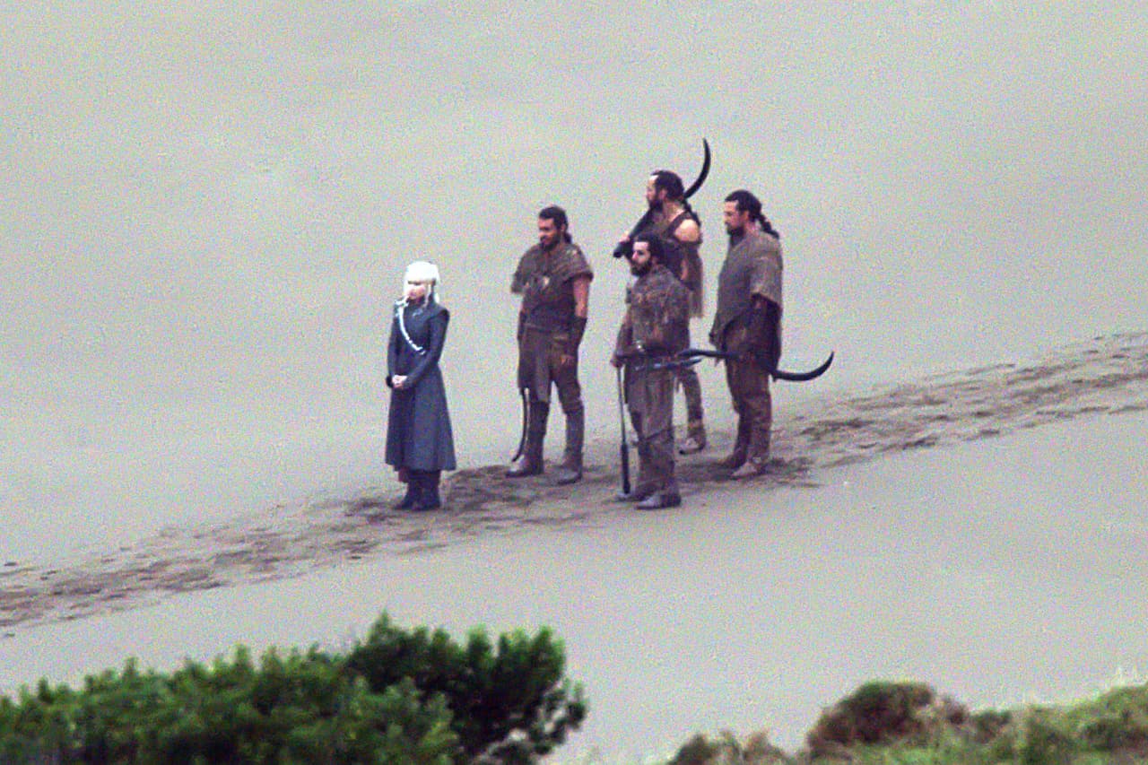 'Game of Thrones' está filmando su séptima temporada en las costas al norte de España.