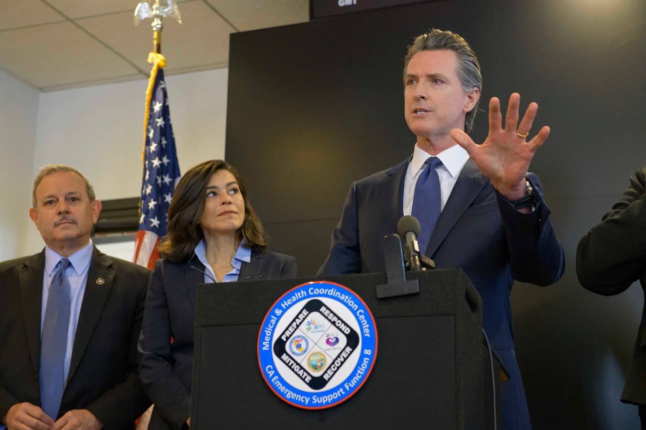 "Sabíamos que era inevitable": Gobernador Newsom detalla los 33 casos de coronavirus en California