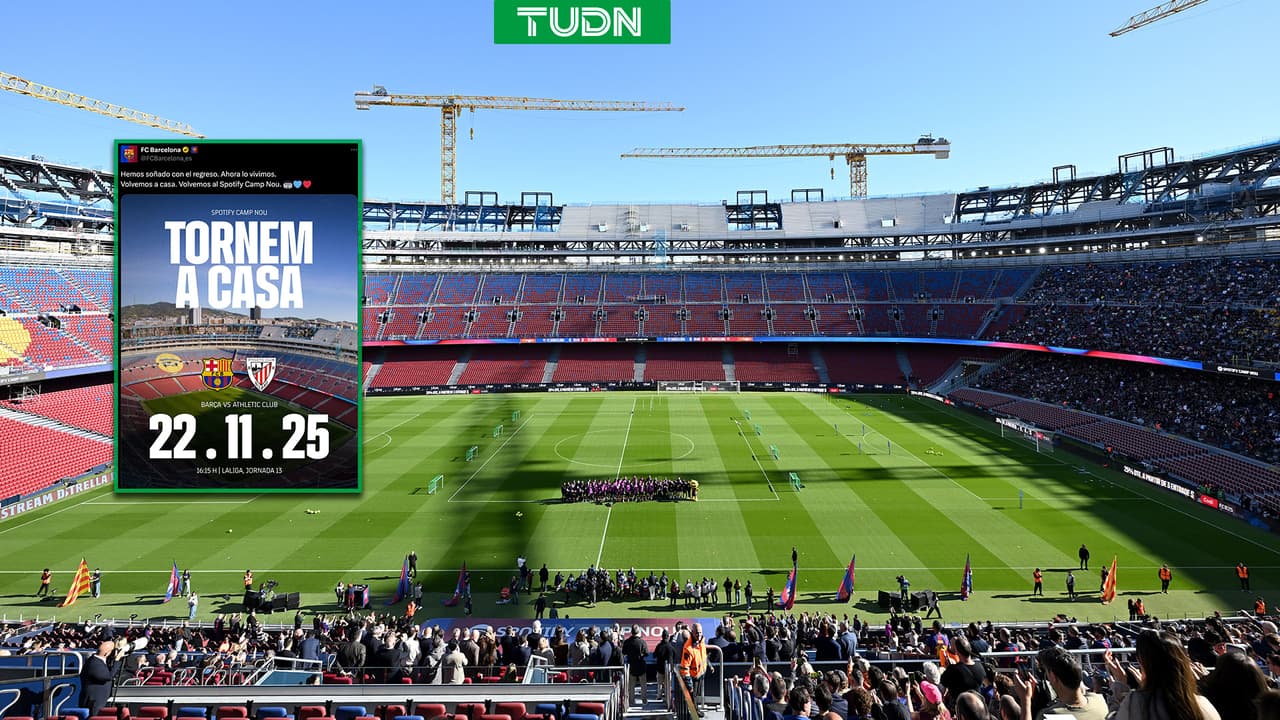 Barcelona confirma que su regreso al Camp Nou será este sábado