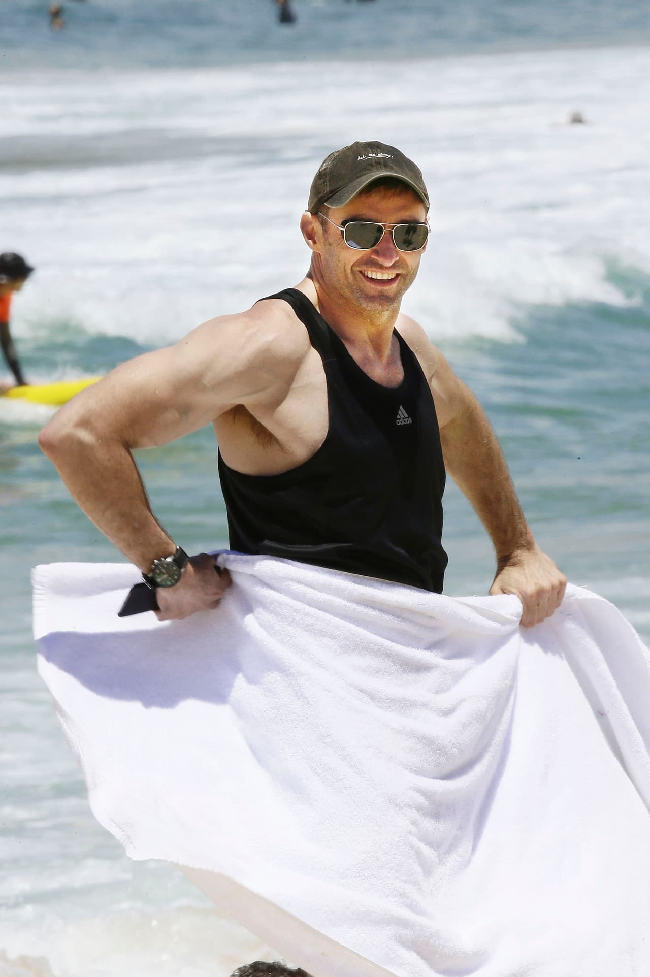 Pero Hugh no pudo dar declaraciones, estaba muy agitado.