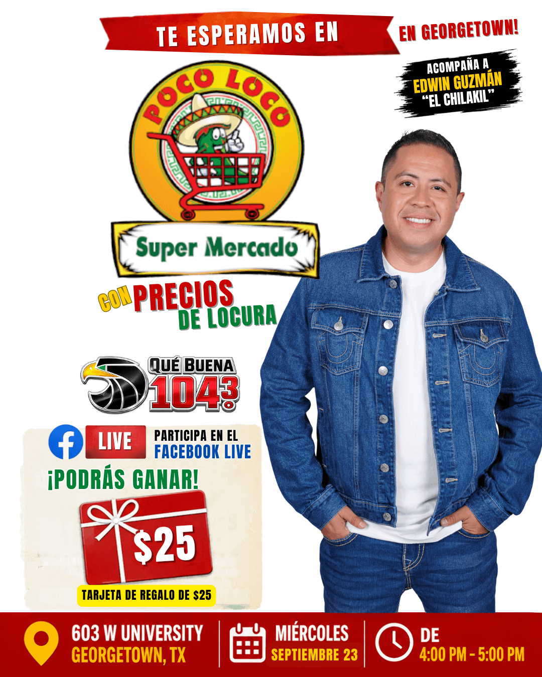 ¡Poco Loco Supermercado te invita este miércoles!