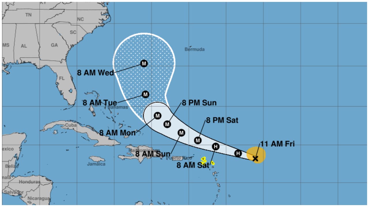 Erin se convierte en huracán con vientos sostenidos de 75 millas por hora