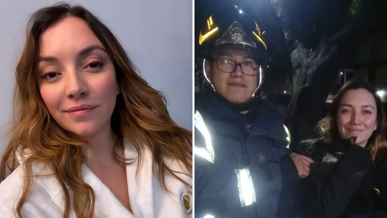 Bomberos rescatan al gato de Regina Blandón: fans la apoyan con memes y bromas