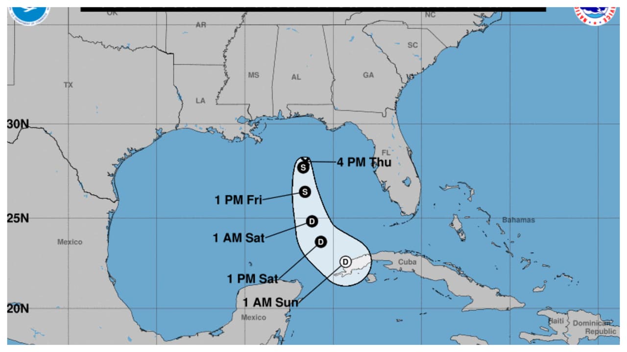 Temporada de huracanes 2023: se forma la depresión tropical número 2 en el Golfo de México