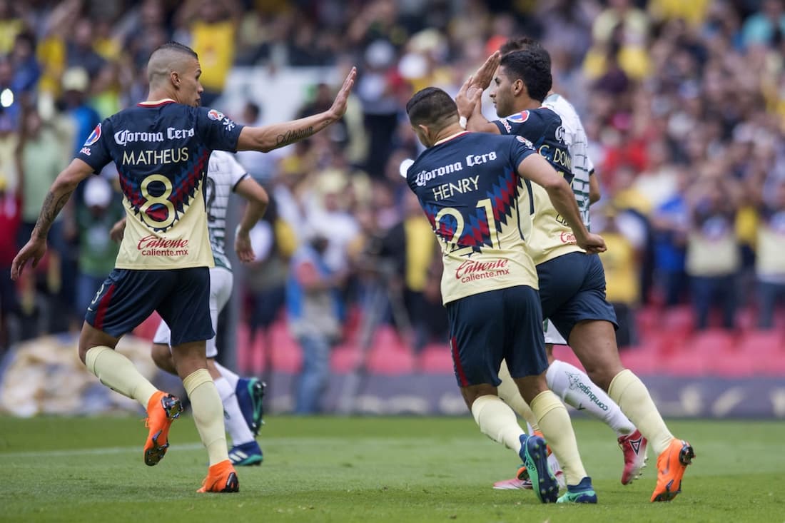 Octavo gol del sudamericano en esta edición de la Liga MX y número 11 en la temporada, con los tres que marcó en la Liga de Campeones de la Concacaf.