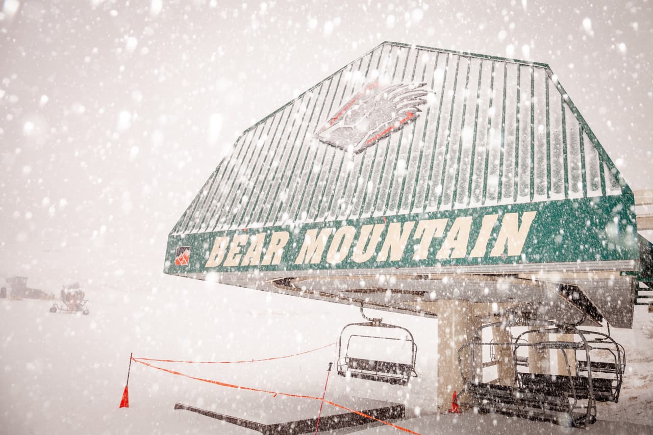 Ahora que la zona con mayor acumulación de nieve fue en Big Bear Mountain Resort.