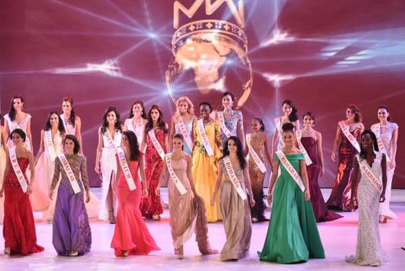 Miss Australia, Courtney Thorpe, quedó en tercer lugar, mientras que Carina Tyrrell, de Inglaterra, quedó en cuarto.