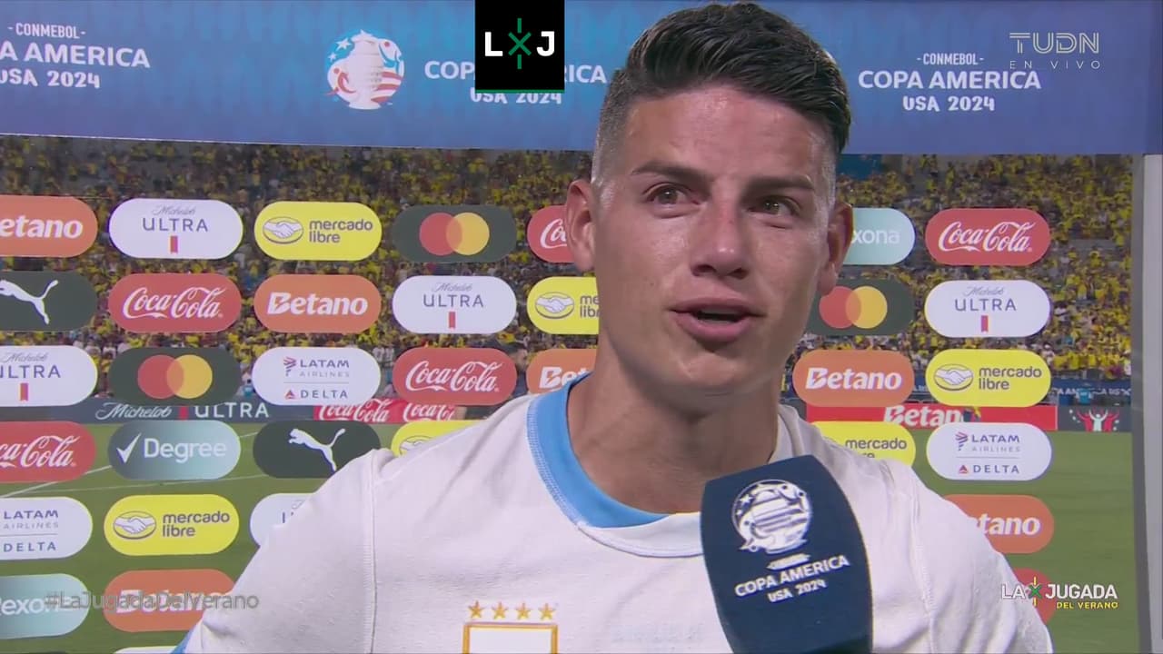 James Rodríguez entre lágrimas: “Llevo casi 13 años aquí, queriendo esto”