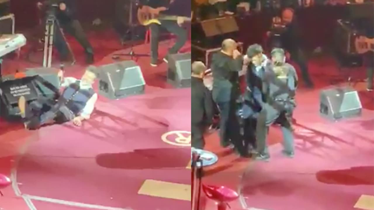 Ese no ha sido el único incidente pues recientemente, durante su presentación en León, se cayó en pleno escenario y volvieron a correr los rumores sobre su alcoholismo.