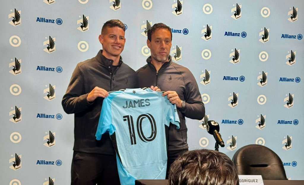 James Rodríguez es oficialmente jugador del Minnesota United de la MLS