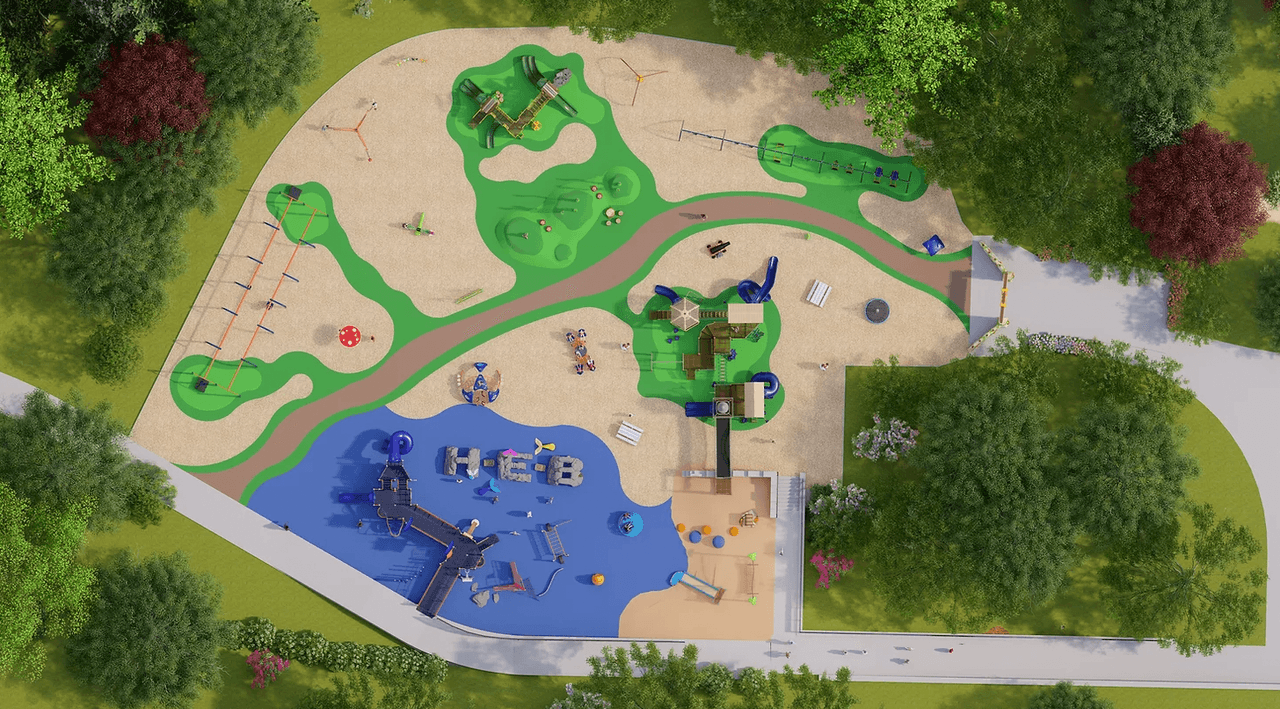 Este parque de 204 acres tendrá 164 lugares de estacionamiento, senderos para caminar, montar bicicletas, un pabellón, baños, áreas de pícnic, campos de fútbol y béisbol.