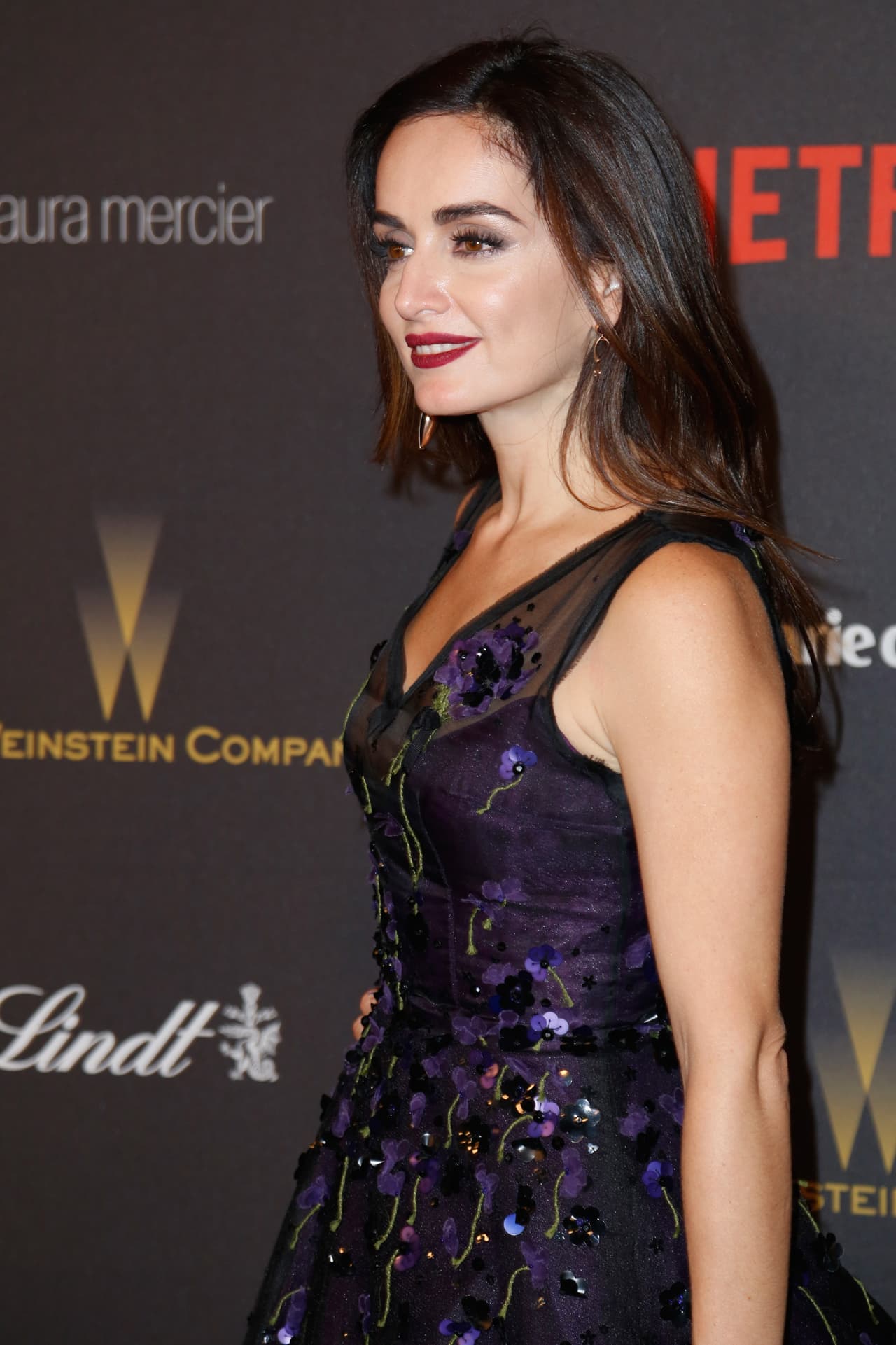 La mexicana Ana de la Reguera deslumbró con un maquillaje perfecto.