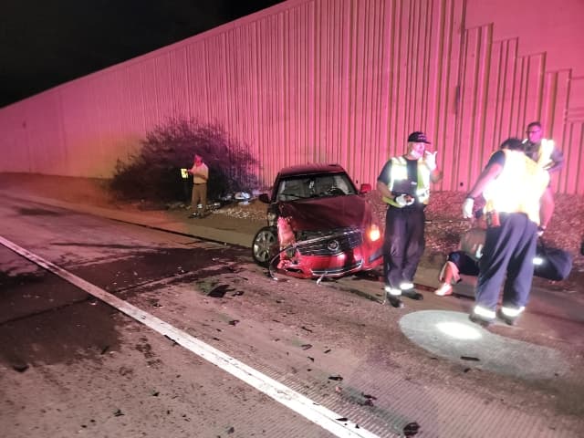 El conductor en sentido contrario fue identificado como Isaías Luis Llanos, de 22 años.