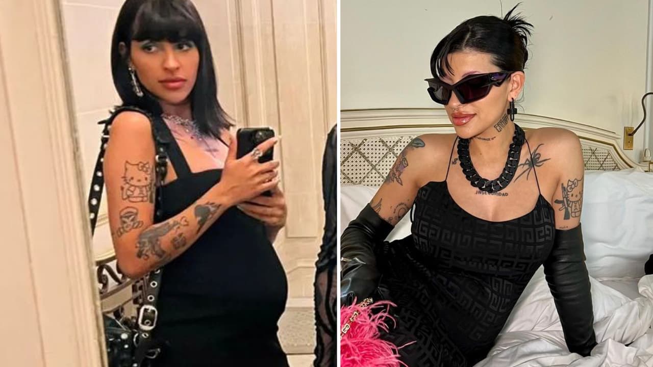 Cazzu se hizo un cambio de look para presumir su ‘baby bump’ en plenas calles de París: luce hermosa