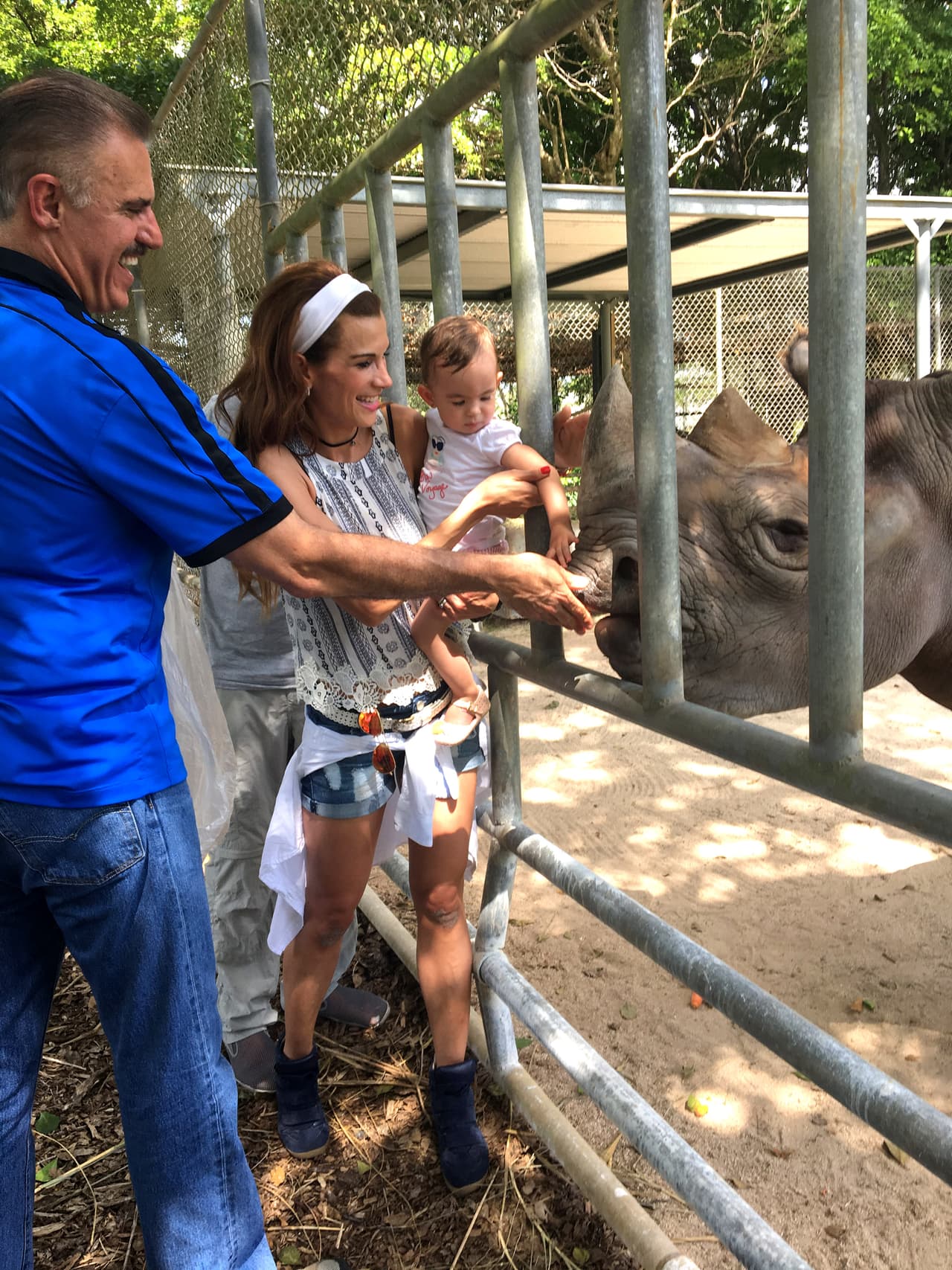 Ron Magill fue un gran anfitrión y estaba sorprendido de que a la nena no le asustara nada.