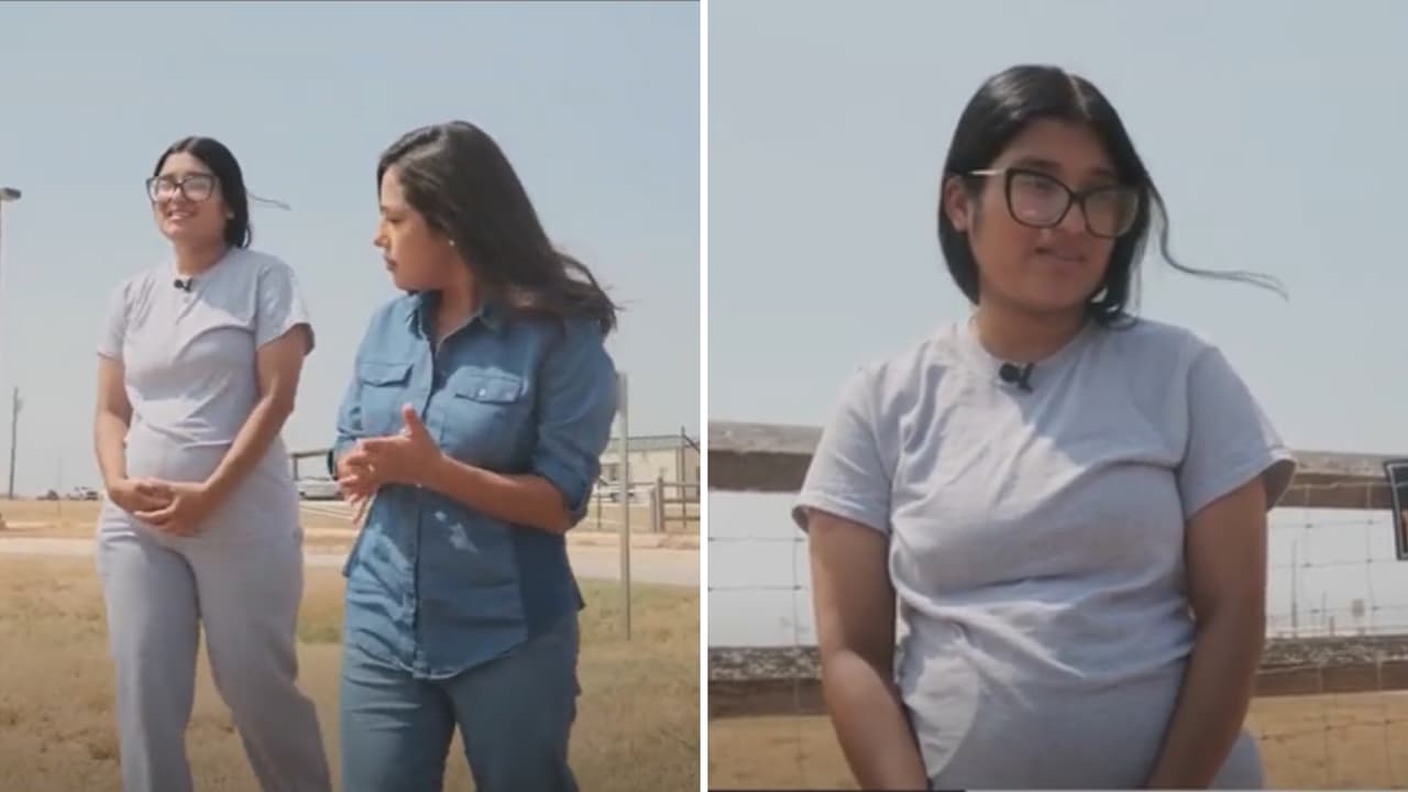 “Había tenido amenaza de aborto”: liberan a joven embarazada detenida en Dilley junto a su hijo
