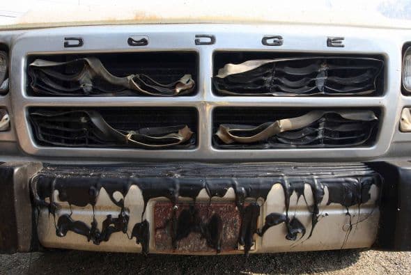 No se han contabilizado la cantidad de vehículos devorados por las llamas.