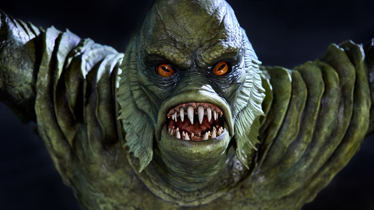 <b>La Criatura de La Laguna Negra</b>: Emergente de las profundidades misteriosas, el anfibio “Gill-Man” trae consigo un aura de misterio y peligro.