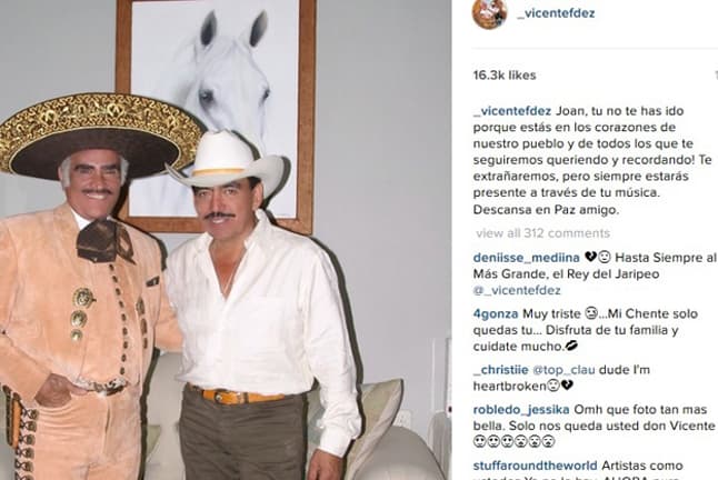 Con profunda tristeza, los famosos expresan su dolor en las redes sociales tras enterarse de la partida del 'Rey del Jaripeo'