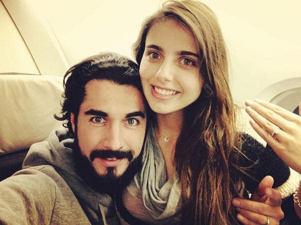 Michelle Renaud fue atrapada completamente por el amor en este año, pues anunció boda y su primer embarazo.