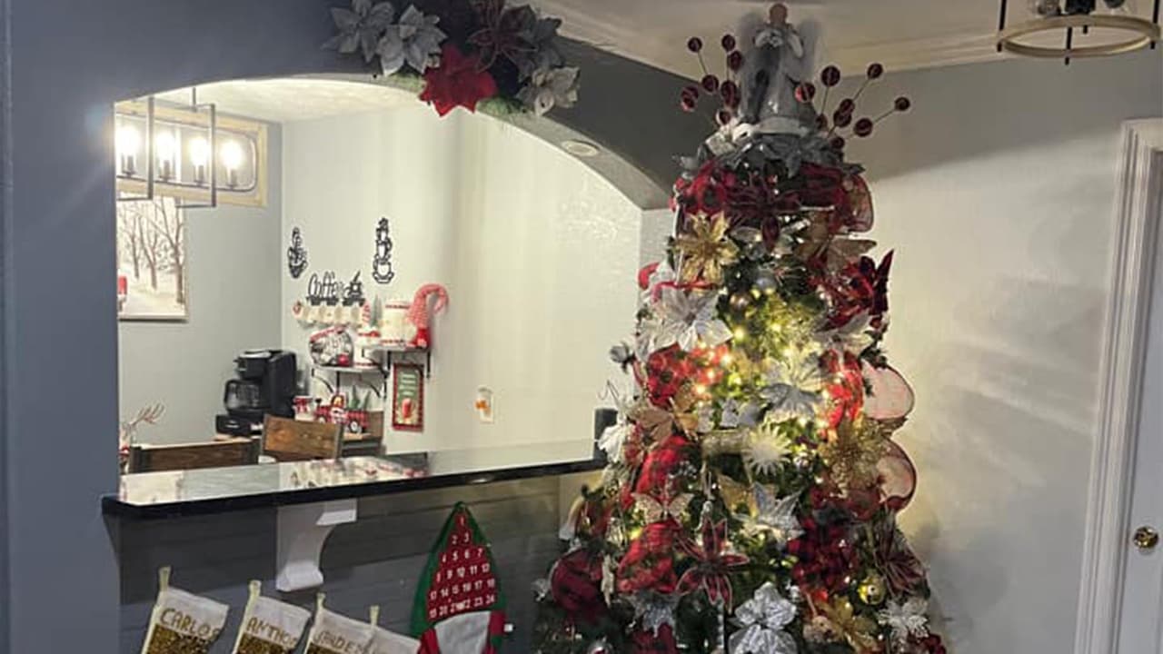 A través del Facebook de Univision 45, Mary Aguilar comentó que desde el 15 de noviembre tiene el árbol.