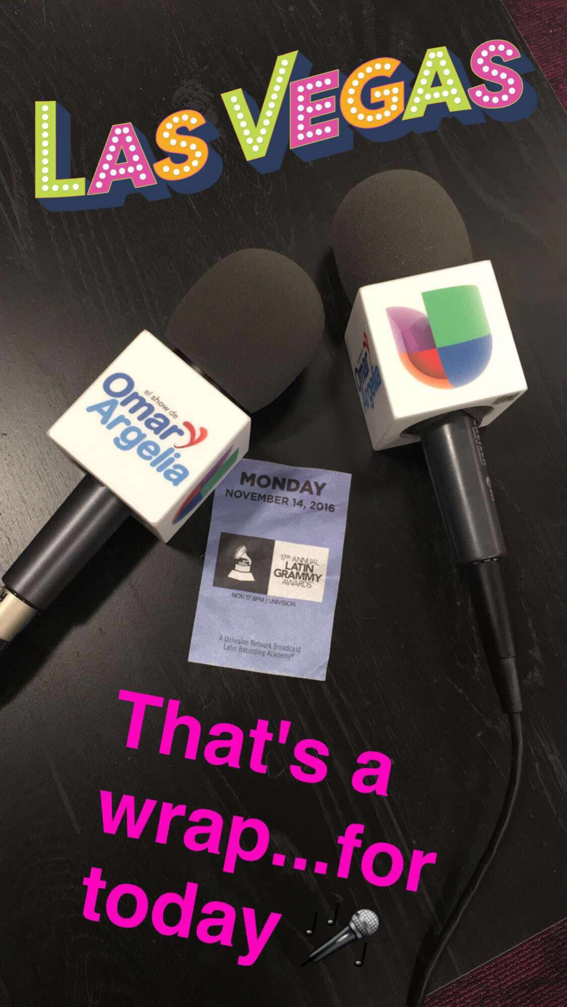 ¡'That's a wrap'! Listos para el tercer día en Las Vegas.