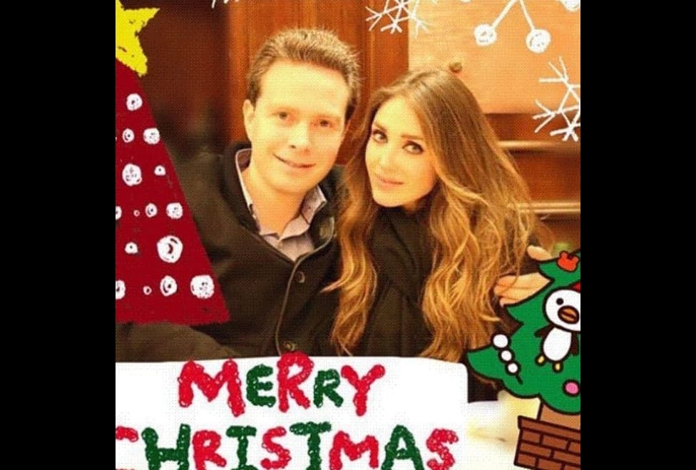 Anahí y su marido, el gobernador de Chiapas, nos desearon así Feliz Navidad.