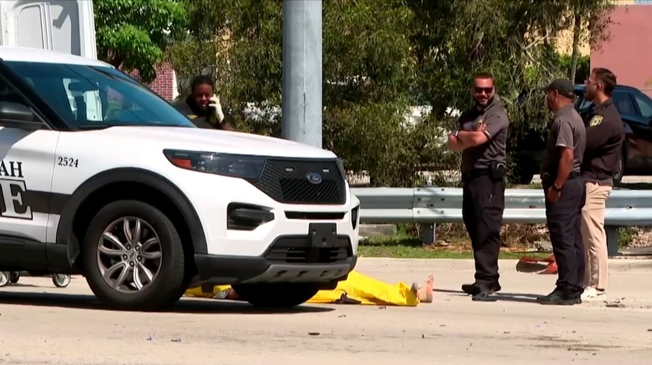 Un motociclista murió tras un choque en Hialeah