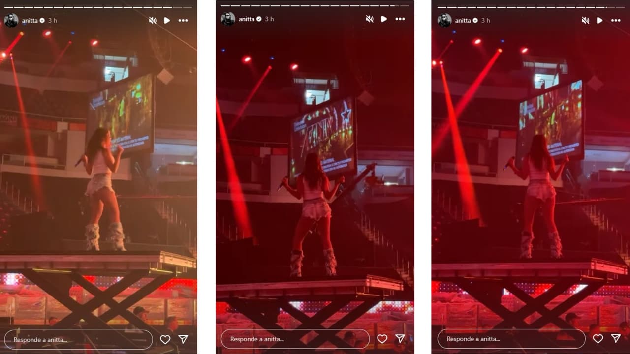 Anitta muestra sus ensayos para Premios Juventud.