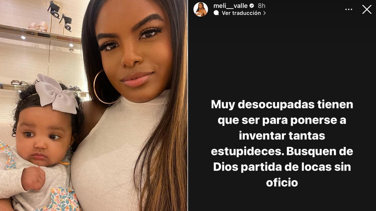 Este es el mensaje que publicó Melissa Vallecilla, madre de la supuesta primogénita de Anuel AA.