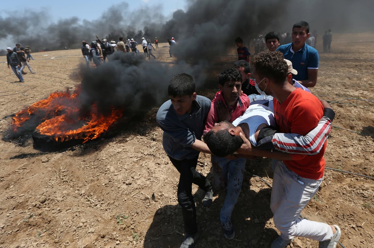 Al menos 59 palestinos muertos por fuego israelí durante las protestas por la nueva embajada de EEUU en Jerusalén