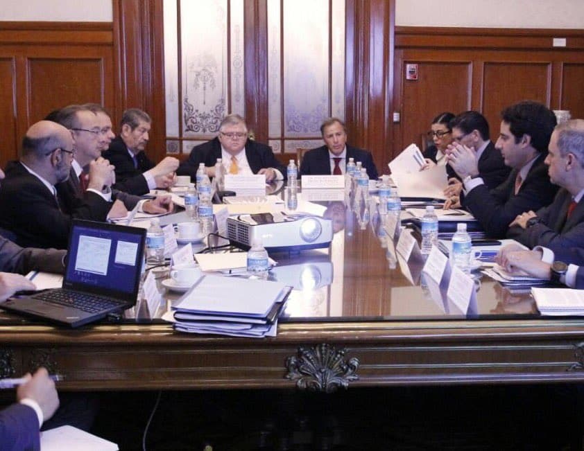 Reunión entre Agustín Carstens y José Antonio Meade