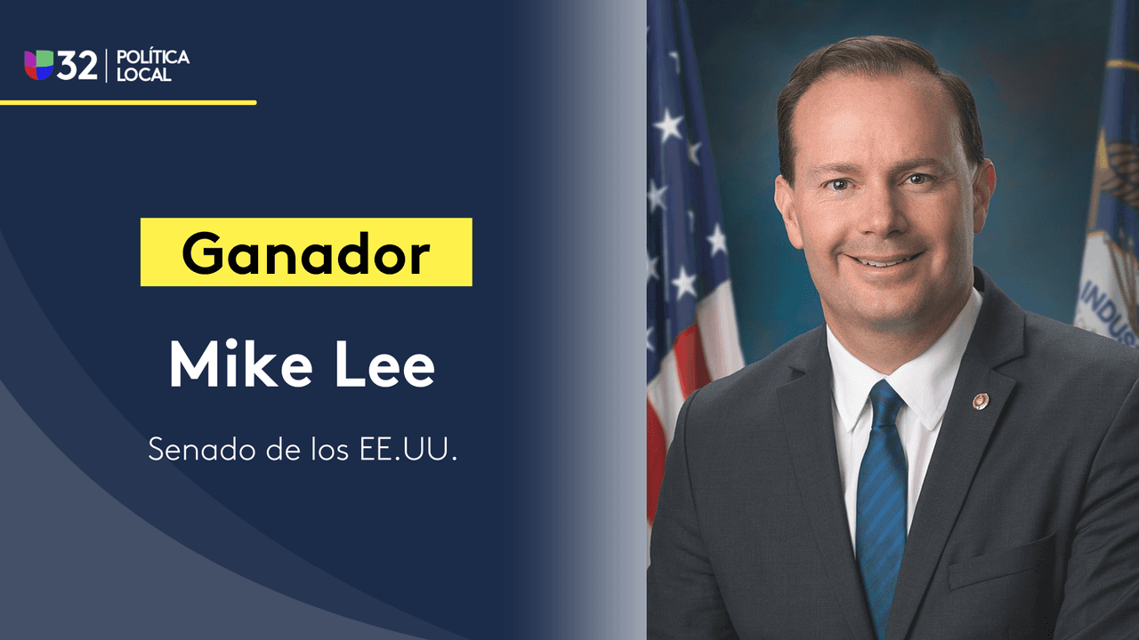 Mike Lee se proyecta ganador en la contienda por el Senado de Utah 