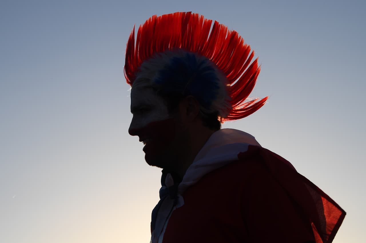 La actitud estaba de sobra entre los chilenos, que han sido mayoría en toda la Copa Confederaciones.