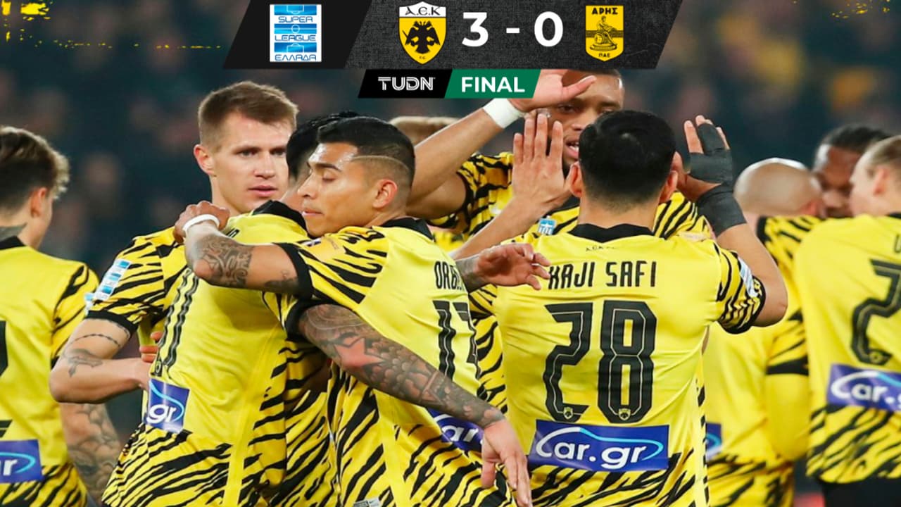 ¡Gol de Orbelín! El mexicano da el liderato al AEK en Grecia