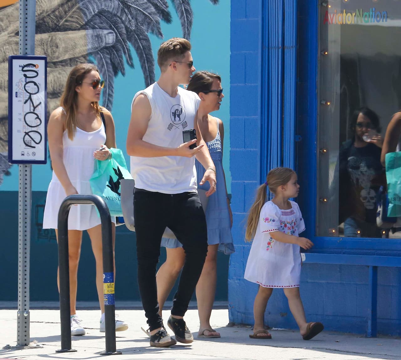 Harper es la única nena en casa de los Beckham.