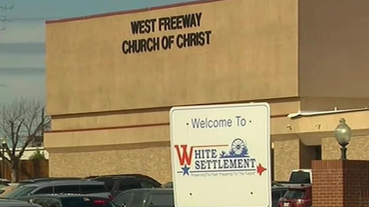 Revelan video de la balacera al interior de una iglesia cristiana en el norte de Texas