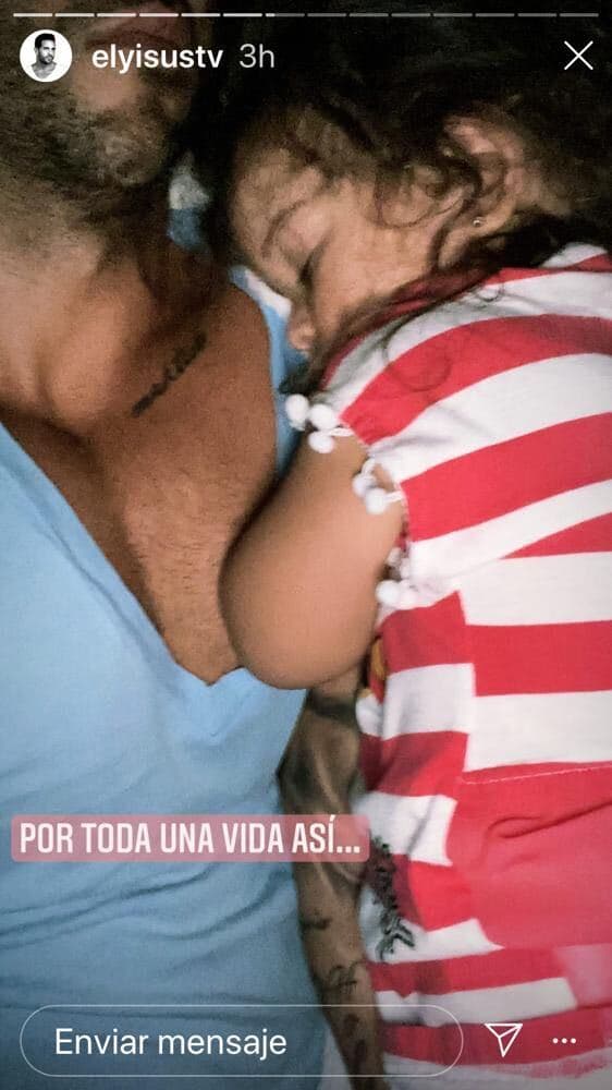 Nuestro chef anhela "toda una vida así". Dando y recibiendo amor de la chiquita de la familia.