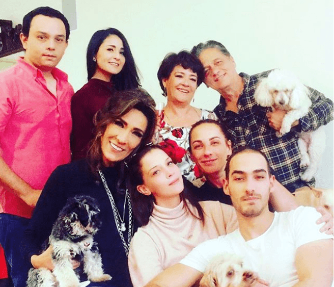Consuelo Duval pasó una linda navidad con su familia.