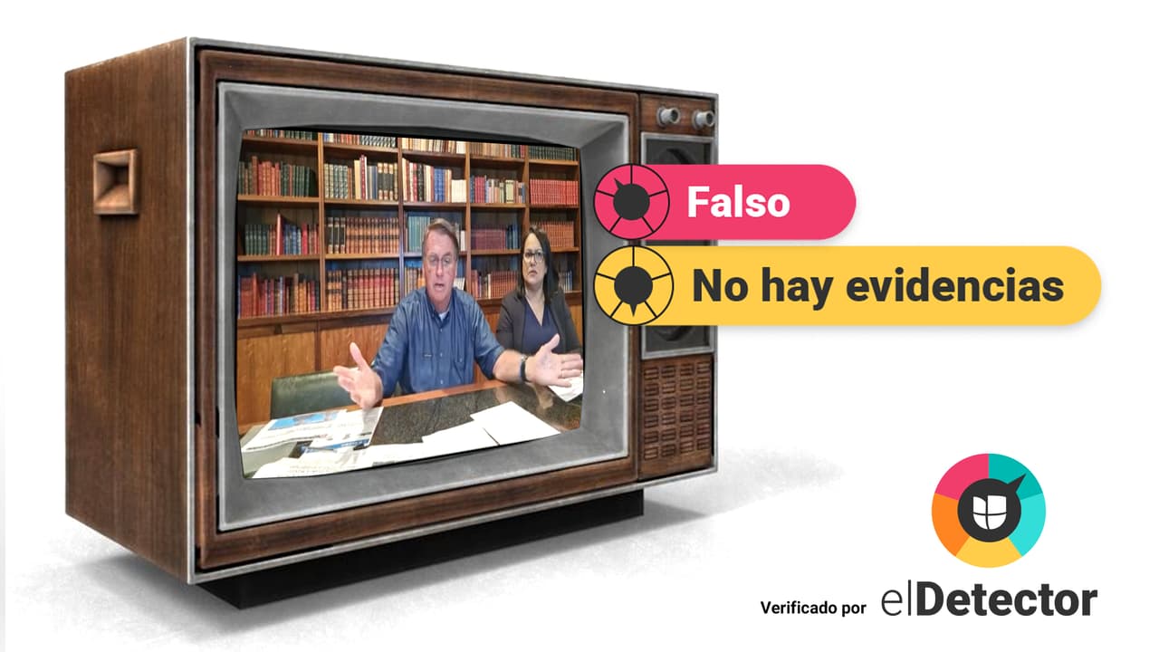 ¿Los vacunados contra el covid "están desarrollando el sida", como afirmó el presidente de Brasil, Jair Bolsonaro?
