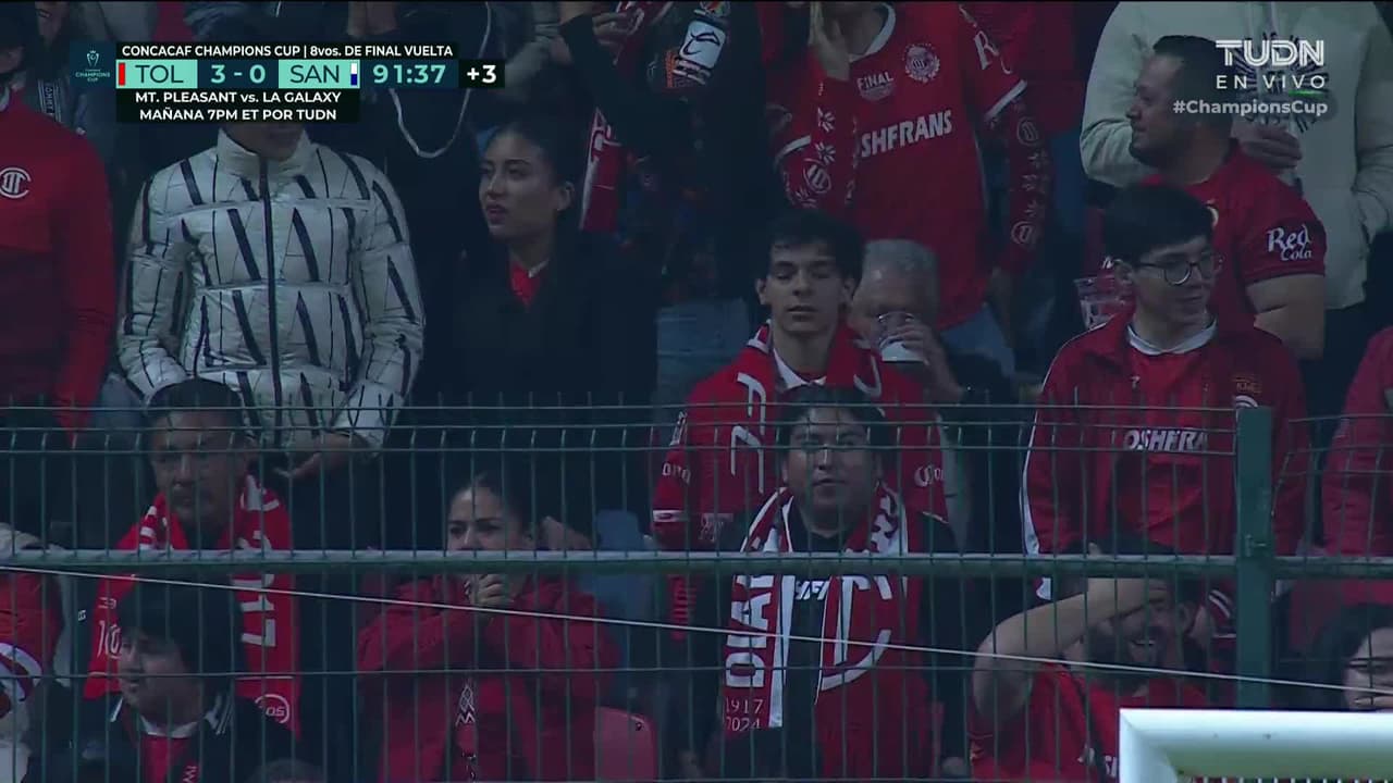 ¡GOL!  anota para Toluca. Jesús Gallardo