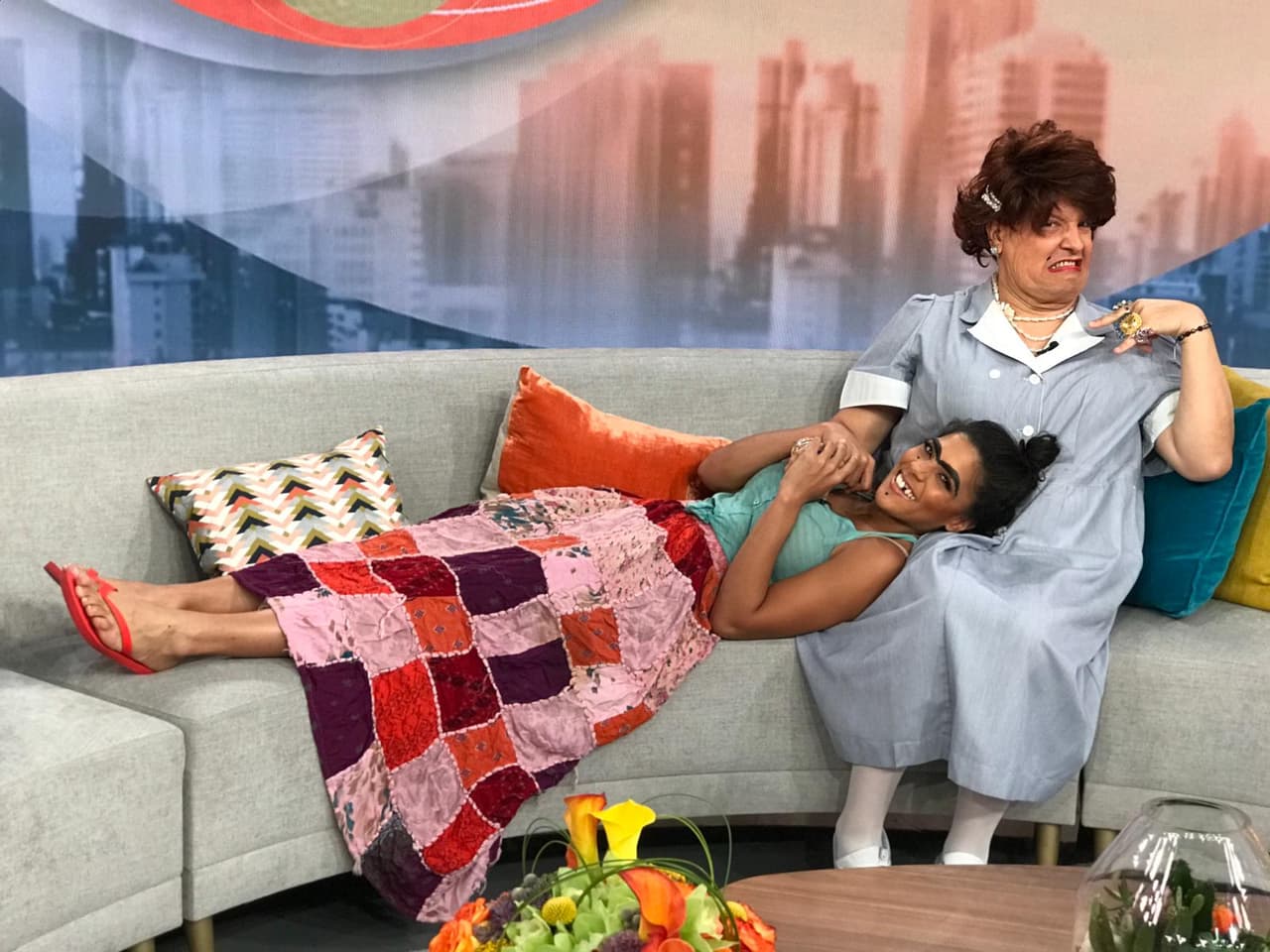 Esta mañana, en Despierta América hubo una explosión de diversión luego de recibir a Mela la Melaza y Doña Meche.