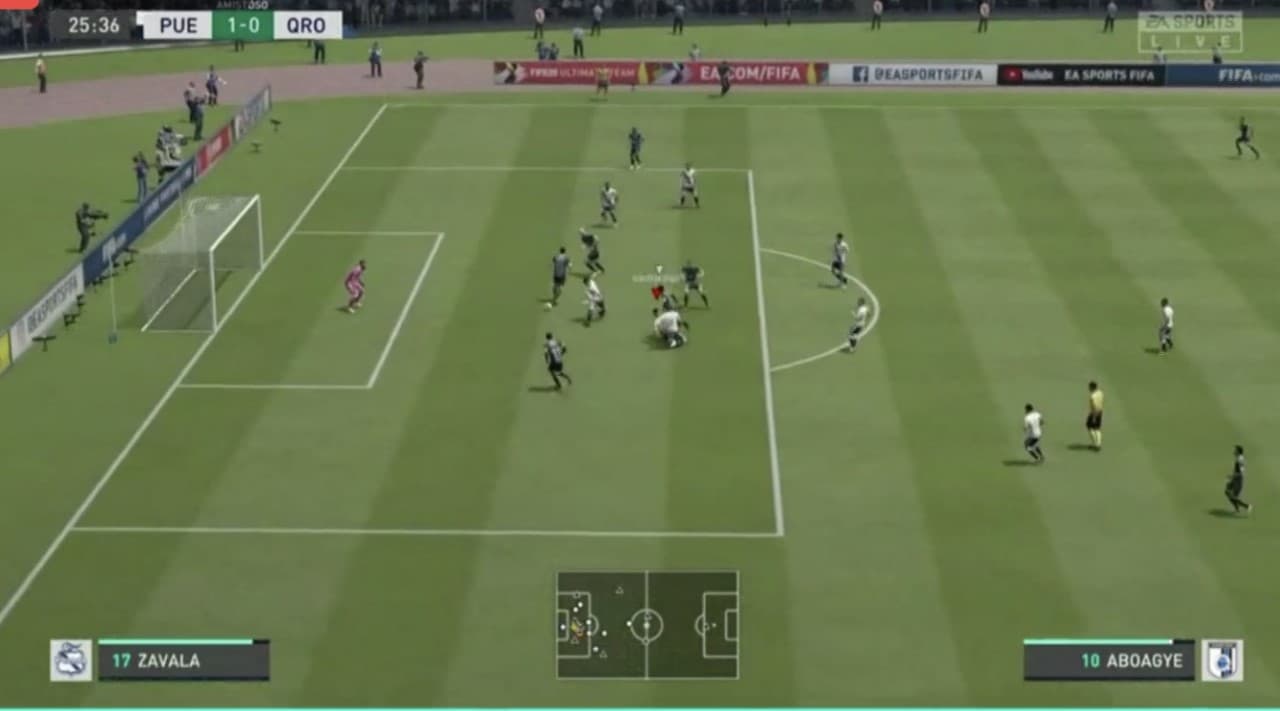 Jimmy Gómez le pone fin a la racha ganadora del Puebla de Santiago Ormeño.