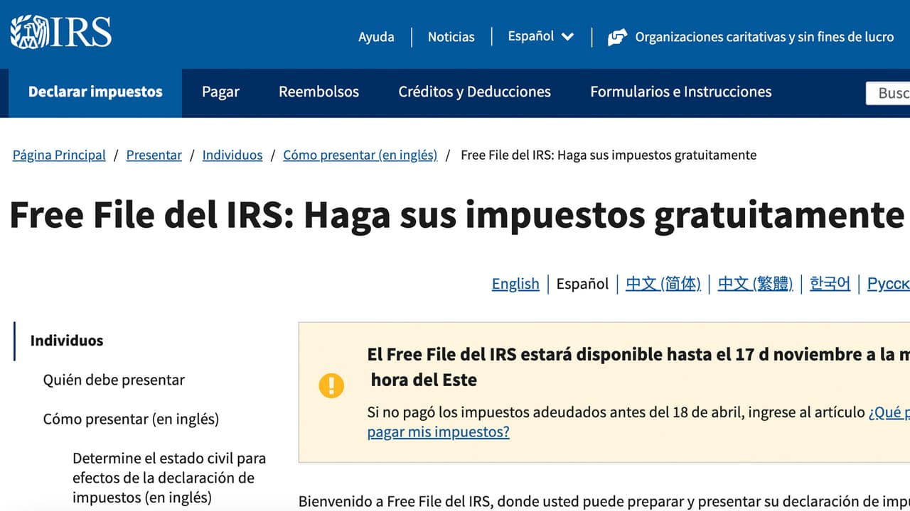 Una vez hayas sometido tus impuestos, la herramienta del IRS te informará sobre los posibles tres estados de tu declaración: 
<br>