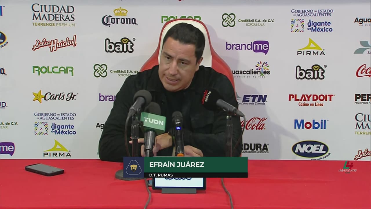 Efraín Juárez habla de los detalles que le hacen falta a Pumas