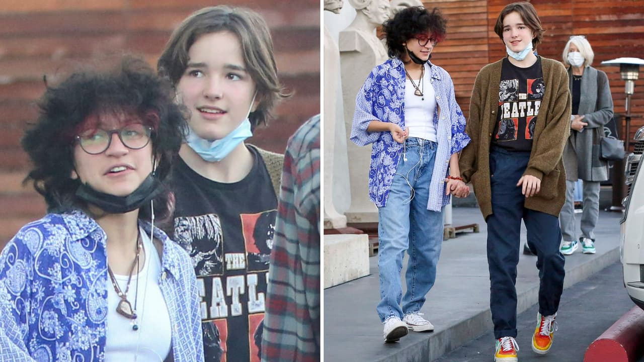 Emme Muñiz y Seraphina Affleck, hijes de Jennifer Lopez y Ben Affleck